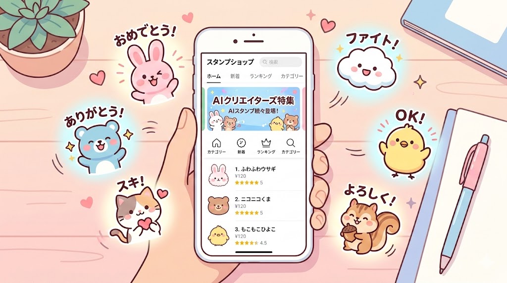 AIでLINEスタンプを作って販売してみる【Nano Banana活用】